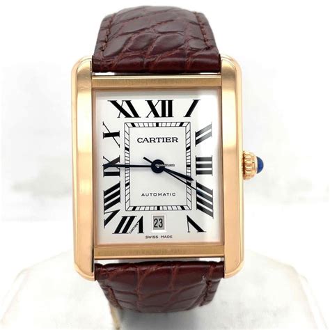 tank cartier chrono|cartier tank solo men's.